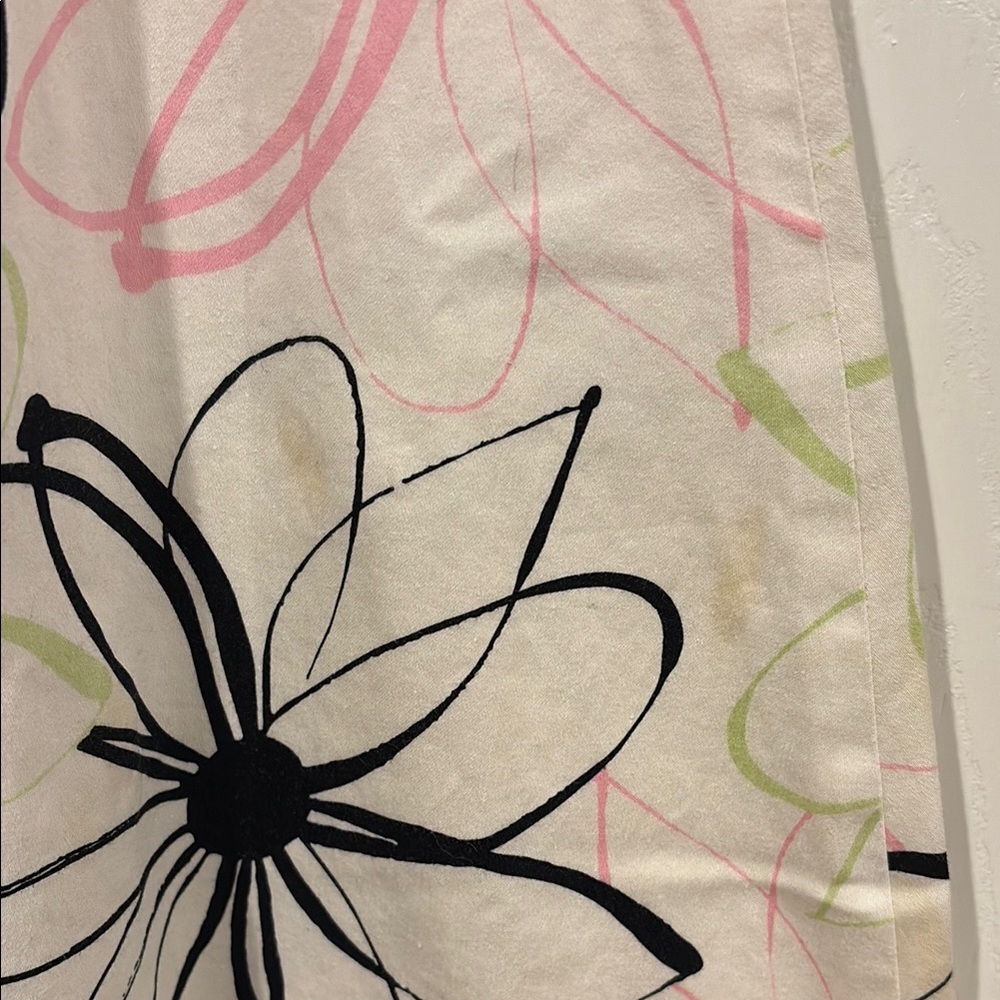 Grace Floral A-Line Skirt in Pink, Black & Cream - Picture 8 of 8
